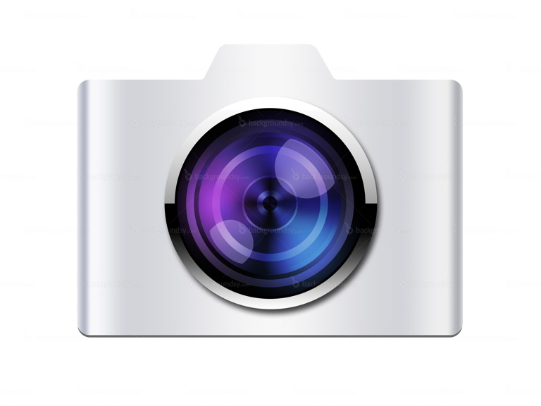 Photo camera icon (PSD)