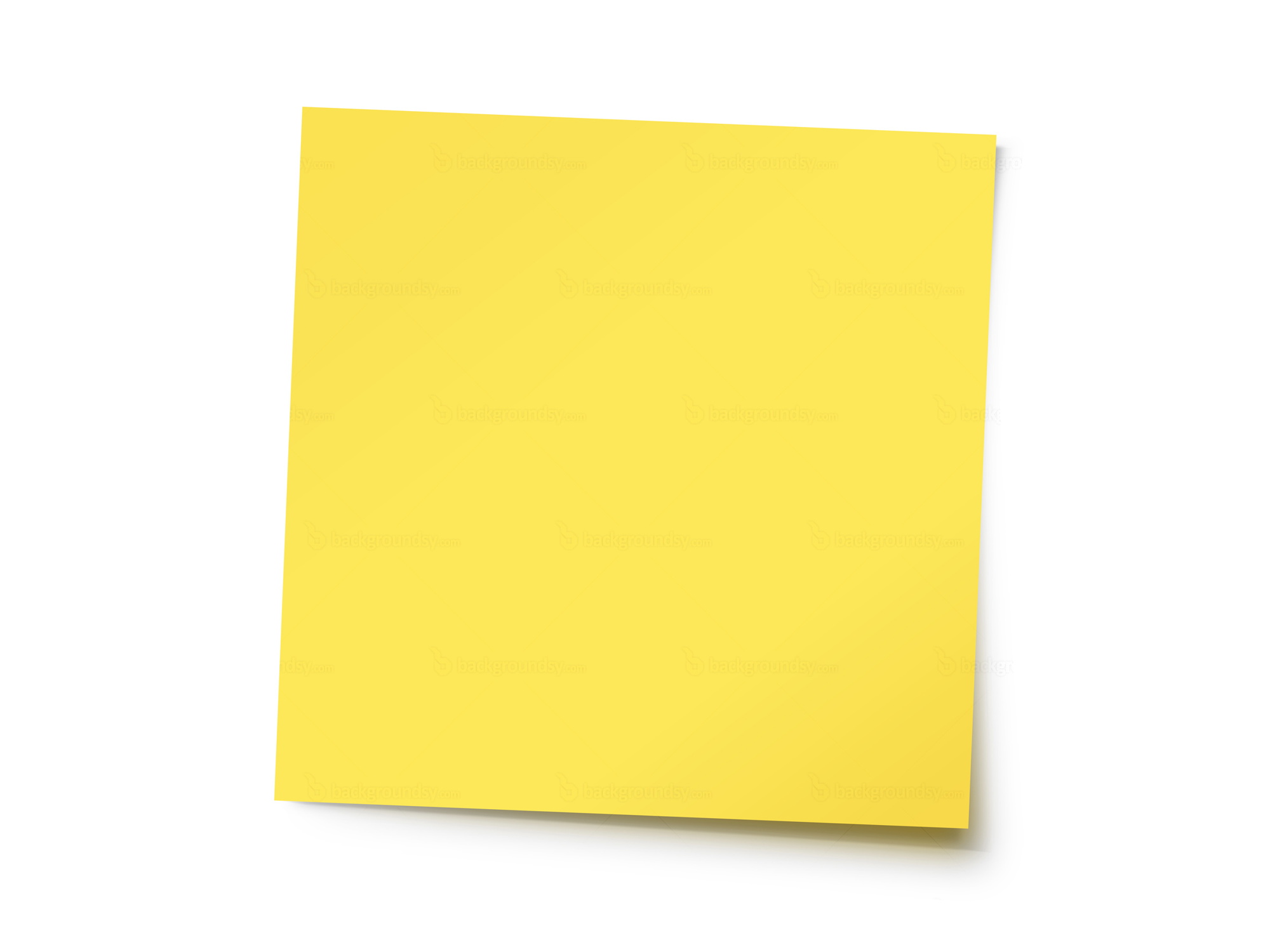 yellow post it png